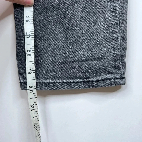 All Saints Rex Damaged Slim Fit Jeans Black Charcoal Distressed Size 31 - Picture 11 of 11